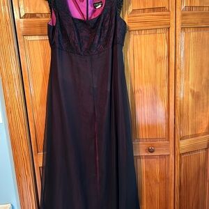 Faviana Beaded & Tulle long gown